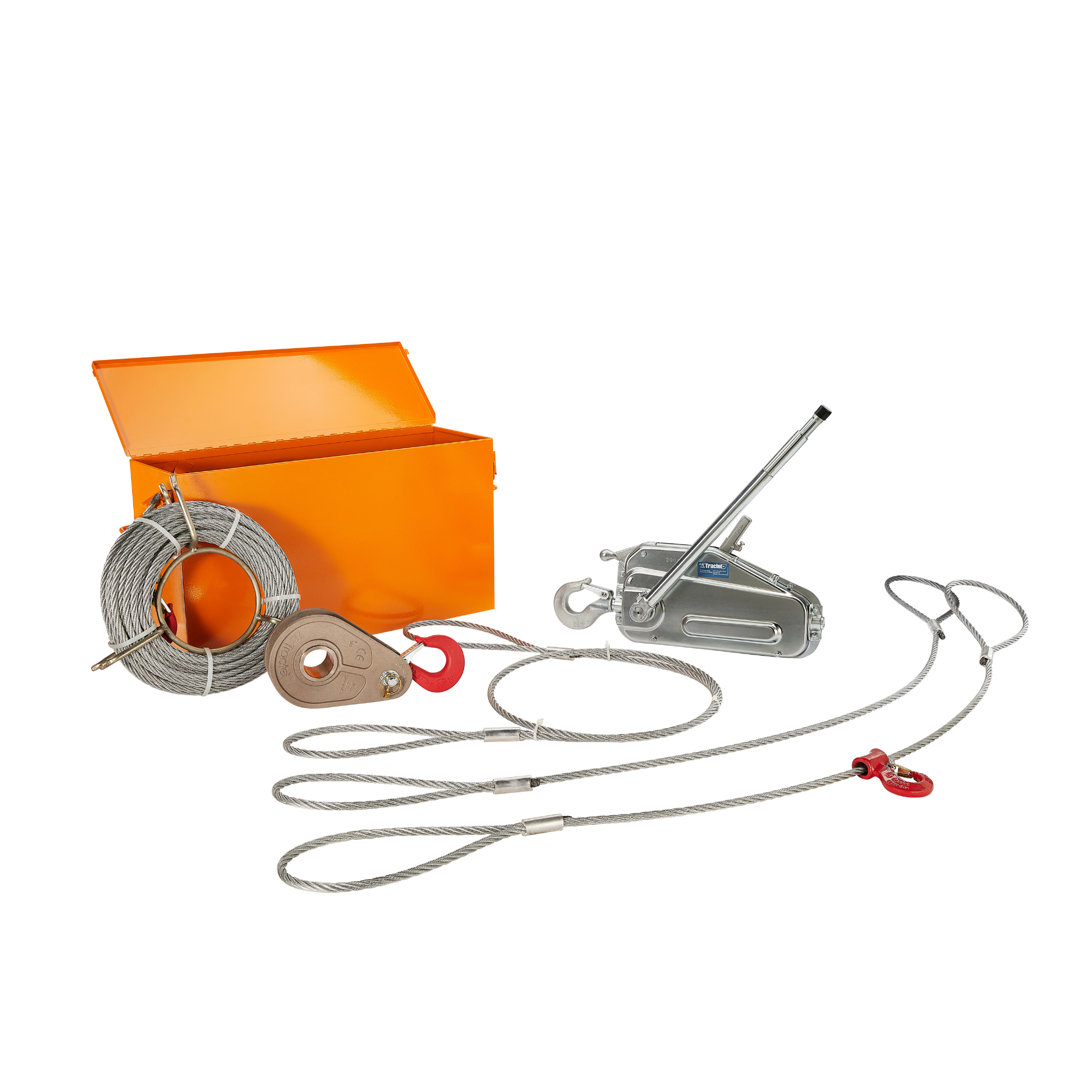 Tractel Griphoist/Tirfor TU28 Rescue Kit- 2 ton / 4,000 lb. capacity from GME Supply